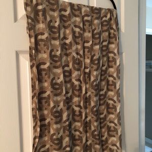 Coach Signature Scarf with a bit of bling